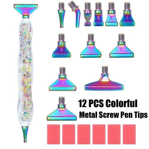 Diamond Painting Pen Tools Set DIY Diamond Art Head & 12PC pen Tips Accessories - Picture 4 of 12