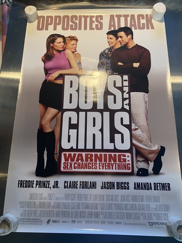 Authentic 27x40" Movie Billbboard/Poster "Boys & Girls". Double Sided!
