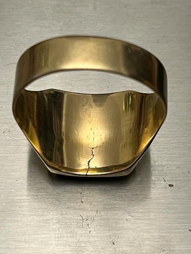 Bague Chevalière Homme 69 Or 18k - Photo 6/7