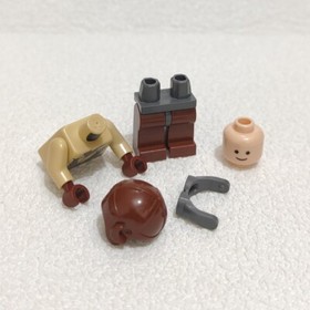 LEGO minfigure Star wars Naboo Fighter Pilot -Tan Jacket  sw0160 From 7660