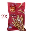 Chao Sua Crispy Pork Sticks Original Flavor Food Candy  Dry Snacks 70g. 2X