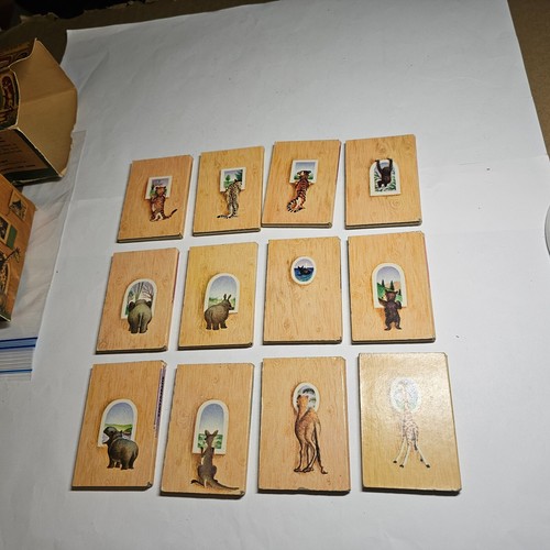 c.1948 TINY ANIMAL STORIES 12 STORY BOOK SET w/ BOX GOLDEN DOROTHY KUNHARDT - Picture 14 of 23