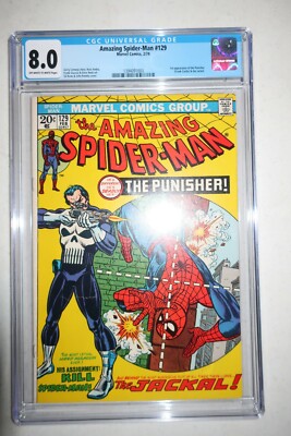 Amazing Spider-Man #129 Marvel 1974 1st Appearance Punisher CGC