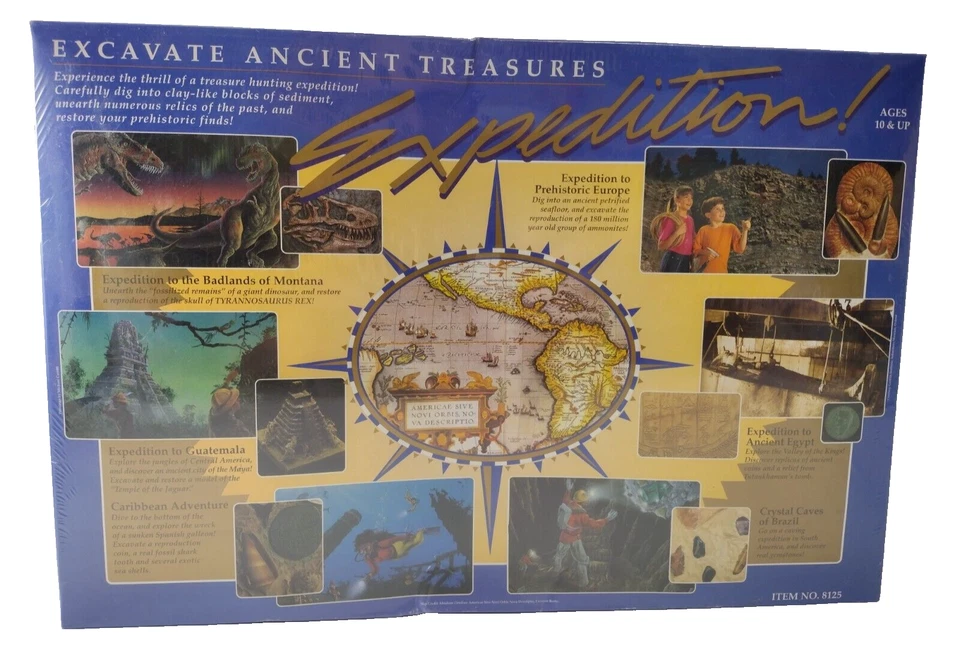 Antike Schatzsuche Expedition AUSGRABUNGSSET pädagogisches Geschichte Spielzeug für Kinder