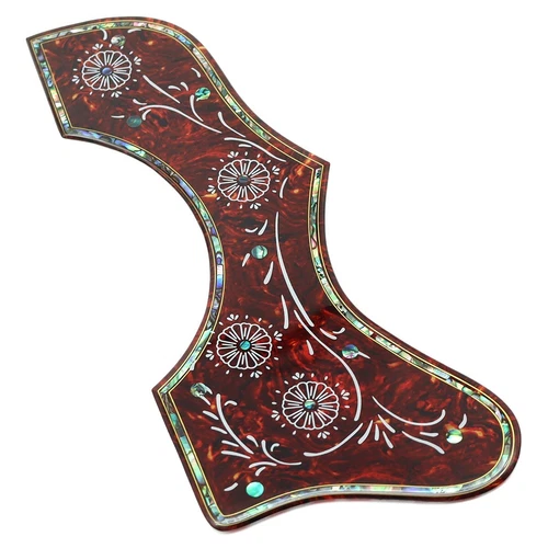 Thickened Tortoise Acoustic Guitar Pickguard Abalone Decoration for SJ200 SJ250