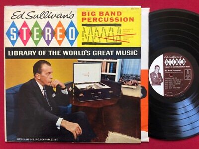 ED SULLIVAN~FRANKIE CAPP~BIG BAND PERCUSSION LP (1961) JAZZ BIG BAND LITTLE&IVES