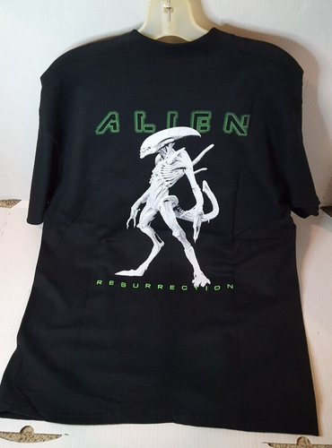Vintage 90s 1997 Alien Resurrection Movie Cast & Crew Shirt Large Rare! - Picture 5 of 6