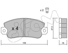 Plaquette de frein Seat RONDA