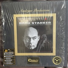 Bach  Starker Suites for Unaccompanied Cello Complete 6LP Vinyl box set limited