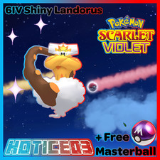 ✨Shiny Landorus 6IV✨ Pokemon Scarlet & Violet 🚀Fast🚀
