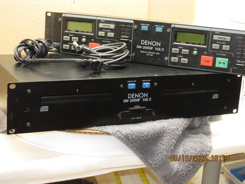 El anuncio es: (1) Reproductor de CD doble Denon DN-2000F MKII y unidad de control remoto - Imagen 18 de 19