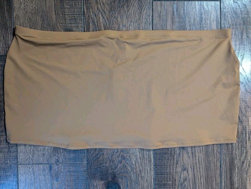 SKIMS Recycled Swim Micro Mini Skirt Women Swimwear Beach Swimsuit Tan 4X NWT - Picture 7 of 9