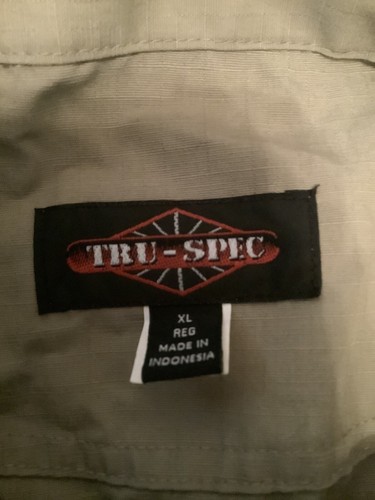 Tru-Spec Tru Spec Ultralight Uniform Shirt Size XL Short Sleeve Hidden Pockets - Picture 3 of 6
