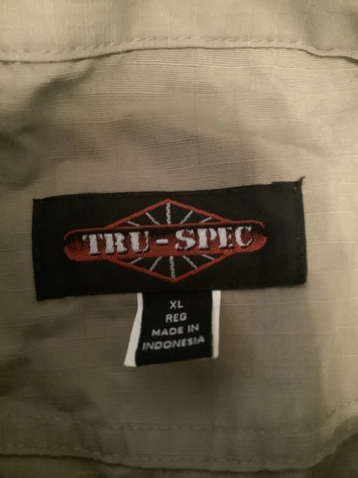 Tru-Spec Tru Spec Ultralight Uniform Shirt Size XL Short Sleeve Hidden Pockets - Image 3 of 4