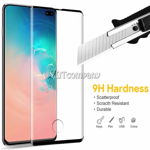 For Samsung Galaxy S10 5G S10 Plus HD Full Cover Tempered Glass Screen Protector - Picture 10 of 27