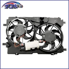 New Radiator Dual Cooling Fan Assembly for Ford Fusion Lincoln MKZ 3.5L 10-12