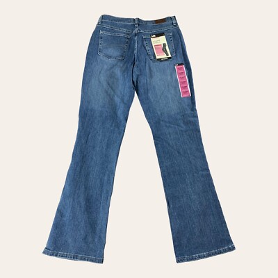 Lee Jeans Womens 10L (32x33) Relaxed Bootcut At The Waist Stretch Denim