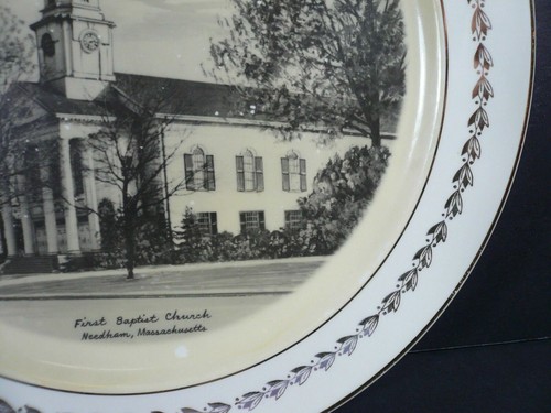 First Baptist Church Needham, Mass. 10" Collector Plate - #2 - Picture 4 of 7