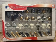 31 Piece Brewers MLB Glass Mini Christmas Ornaments Forever Team Collectibles