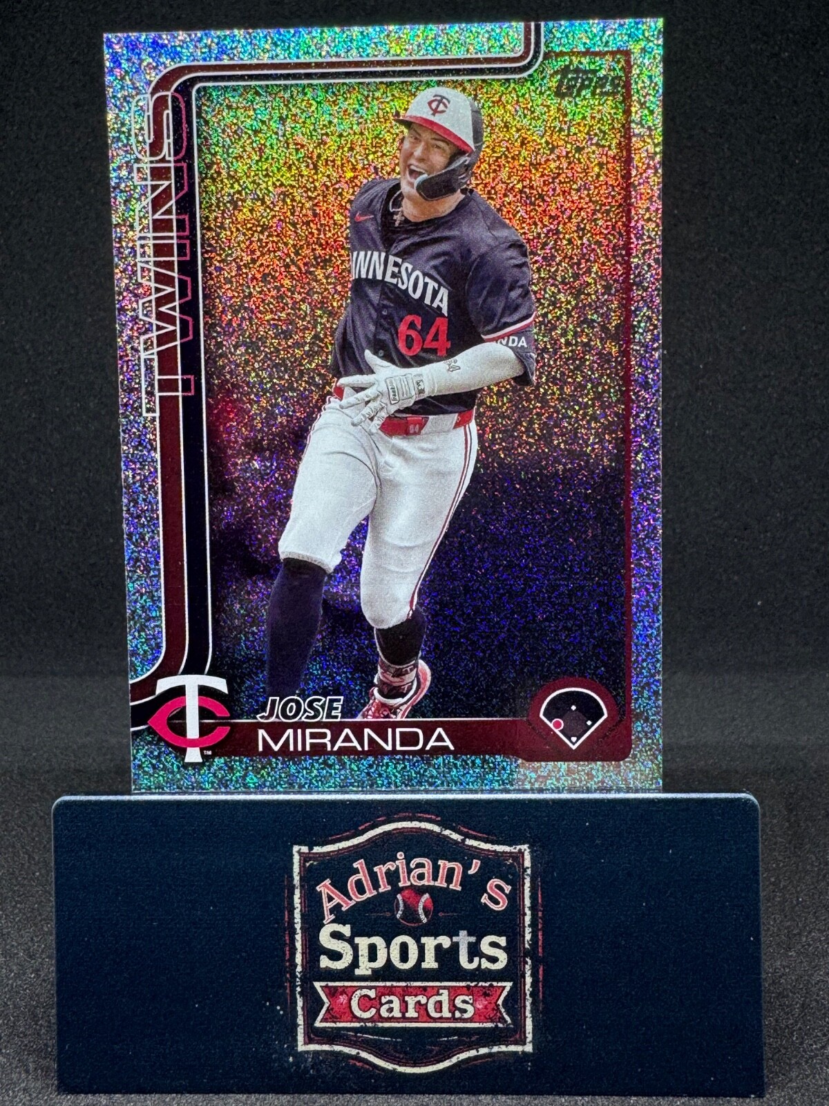 2025 Topps Series 1 - Sand Glitter #310 Jose Miranda