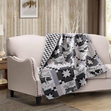 Farm Life Quilted Throw Blanket 50"x60"