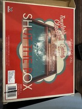 Shut The Box Game Wood Case Used Condition Dice