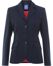 Brigitte von Schönfels Fischgrat-Blazer Reverskragen Blazer Damen NEU