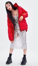 Zara Wind Kapuze Stepp Jacke Blogger Daunen Style Puffer Steppjacke Instagram