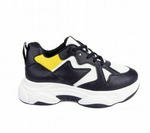 Scarpe Donna Sportive tipo Fila Bianco Nero Alte Sneakers Lacci | eBay