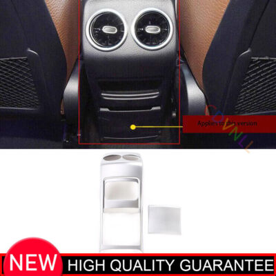 Rear Air Outlet Anti-Kick Panel Cover For Benz GLB W247 2020-2024 Matte Silver