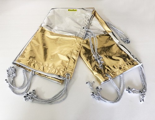 20'x20' 20x20ft 6x6m Silver & Gold Checkerboard Reflector overhead butterfly - Picture 4 of 5