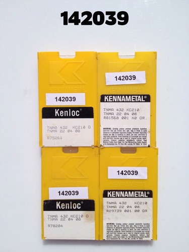 TNMA 432 Grade KC210 New Full Package of 10 Kennametal Tungsten Carbide Inserts - Picture 2 of 3