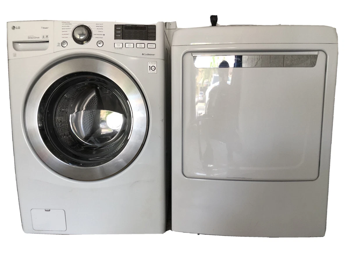 2012 lg washer and clearance dryer
