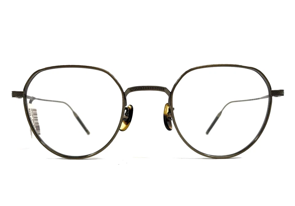 Oliver Peoples x Takumi Eyeglasses Frames OV1298T 5284 TK-4 Ant Gold 47-22-145 - Image 2 of 4