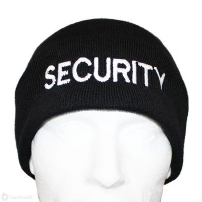 SECURITY SIA bestickte Strickmütze Turn-Up Mütze Türsteher Türsteher Supervisor
