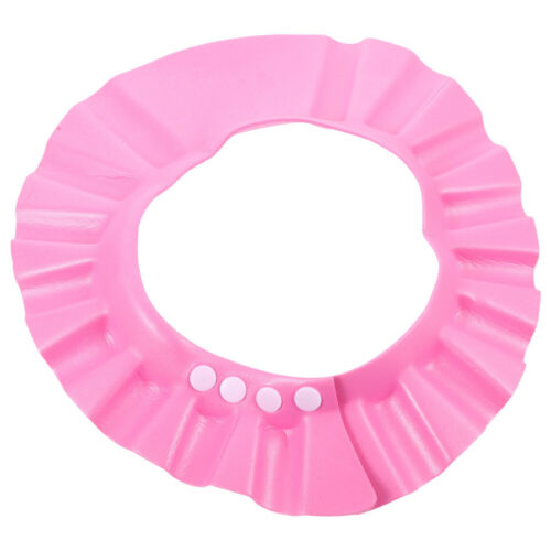 Shampoo Cap Hat Ultraleggero, Morbido, Impermeabile EVA Baby Shower Bagno (Rosa) - Foto 6 di 18