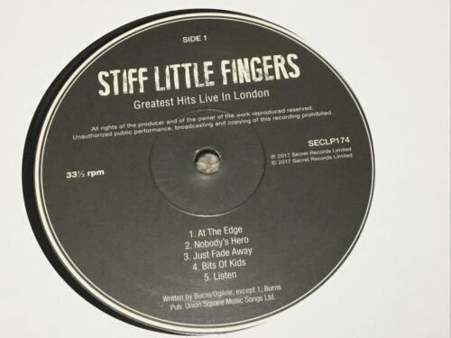 STIFF LITTLE FINGERS Greatest Hits Live In London Ocean Hackney 2004 LP NEW - Picture 5 of 5