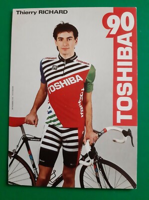 CYCLING cycling card THIERRY RICHARD team Toshiba 90