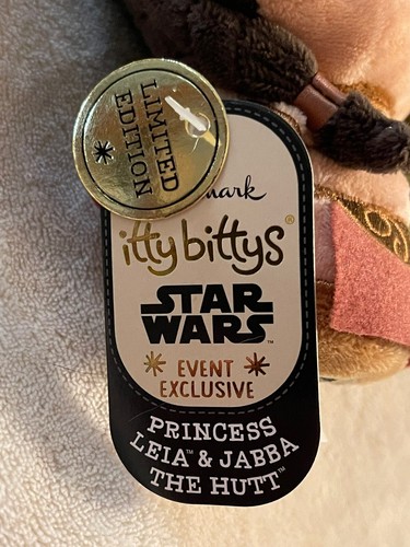 SDCC 2016 Hallmark Itty Bittys Star Wars Princess Leia Jabba the Hutt NYCC NWT - Picture 3 of 4