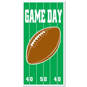 Super Bowl Football Prop Wall Door Cover Game Day Banner 5 X 30