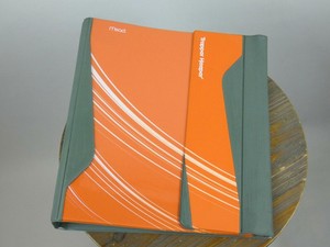 Vintage-90s-Trapper-Keeper-Mead-Magnetic-Closure-3-Ring-Binder-Orange-Gray