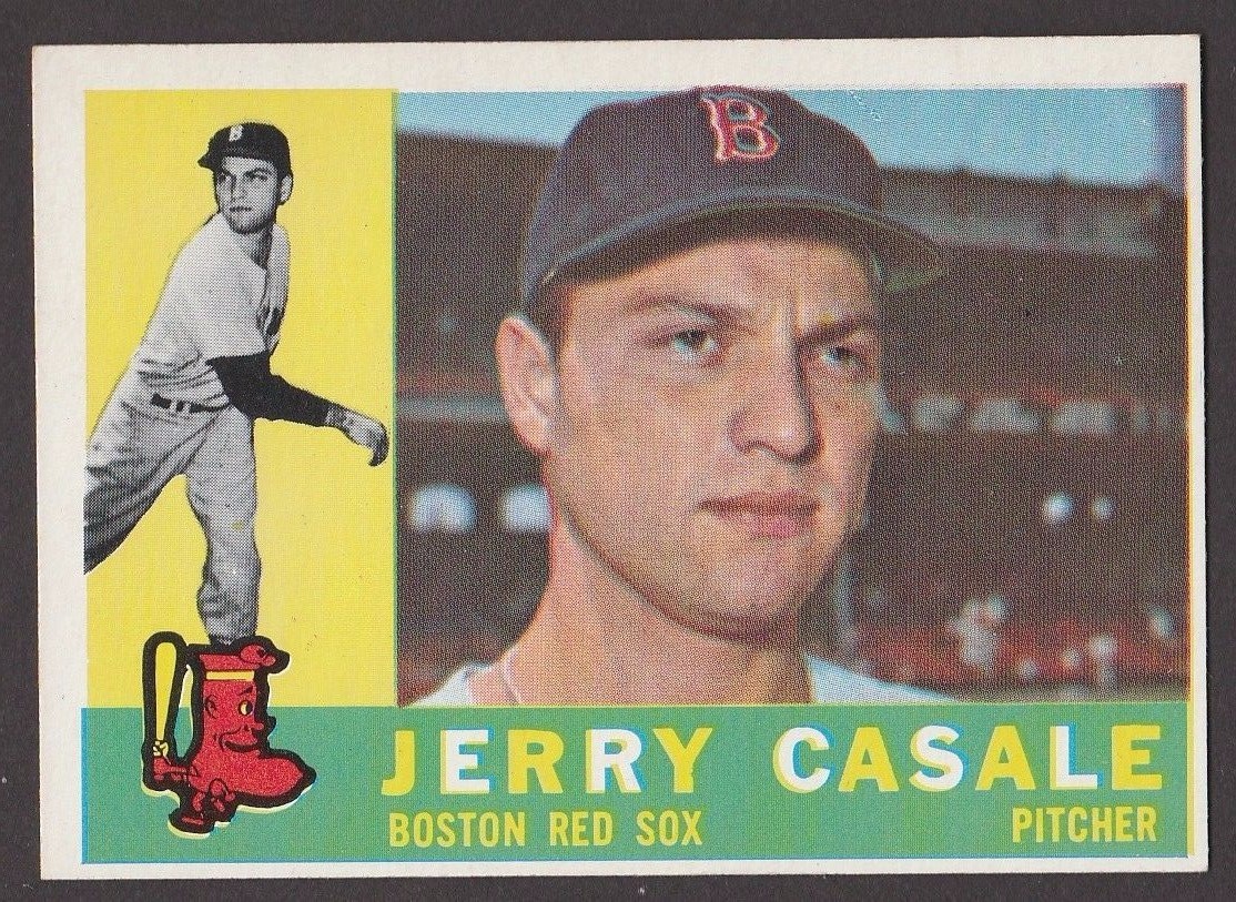1960 TOPPS BASEBALL # 38 JERRY CASALE EX-MT+ INV J33 | eBay