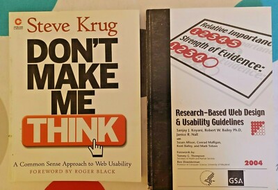 Lot of 3 books - Digital User requirements, research, usability