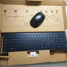 Black Wireless keyboard and mouse set for HP HSA-P003K HSA-P003M USA Layout