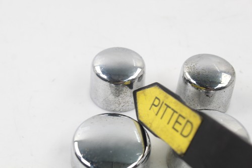 2002 Harley Fatboy FLSTF Axle Cover Caps - Picture 4 of 11