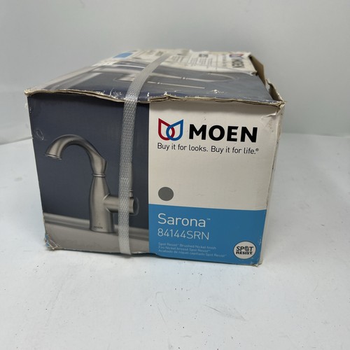 Moen Sarona Spot Resist Brushed Nickel One-Handle Single Hole Rustic Farmhouse - Picture 5 of 6