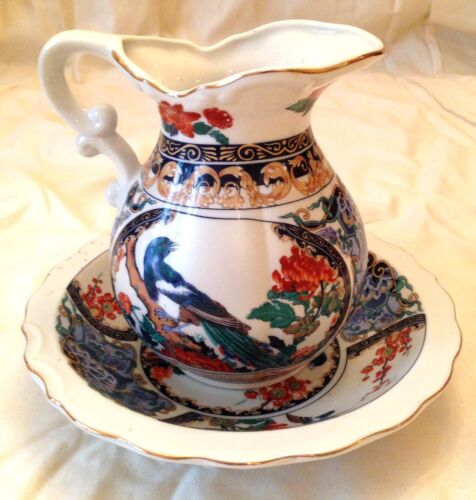 VINTAGE SMALL BOWL PLATE DISH PITCHER EWER JUG MADE IN JAPAN JAPANESE - Picture 2 of 24