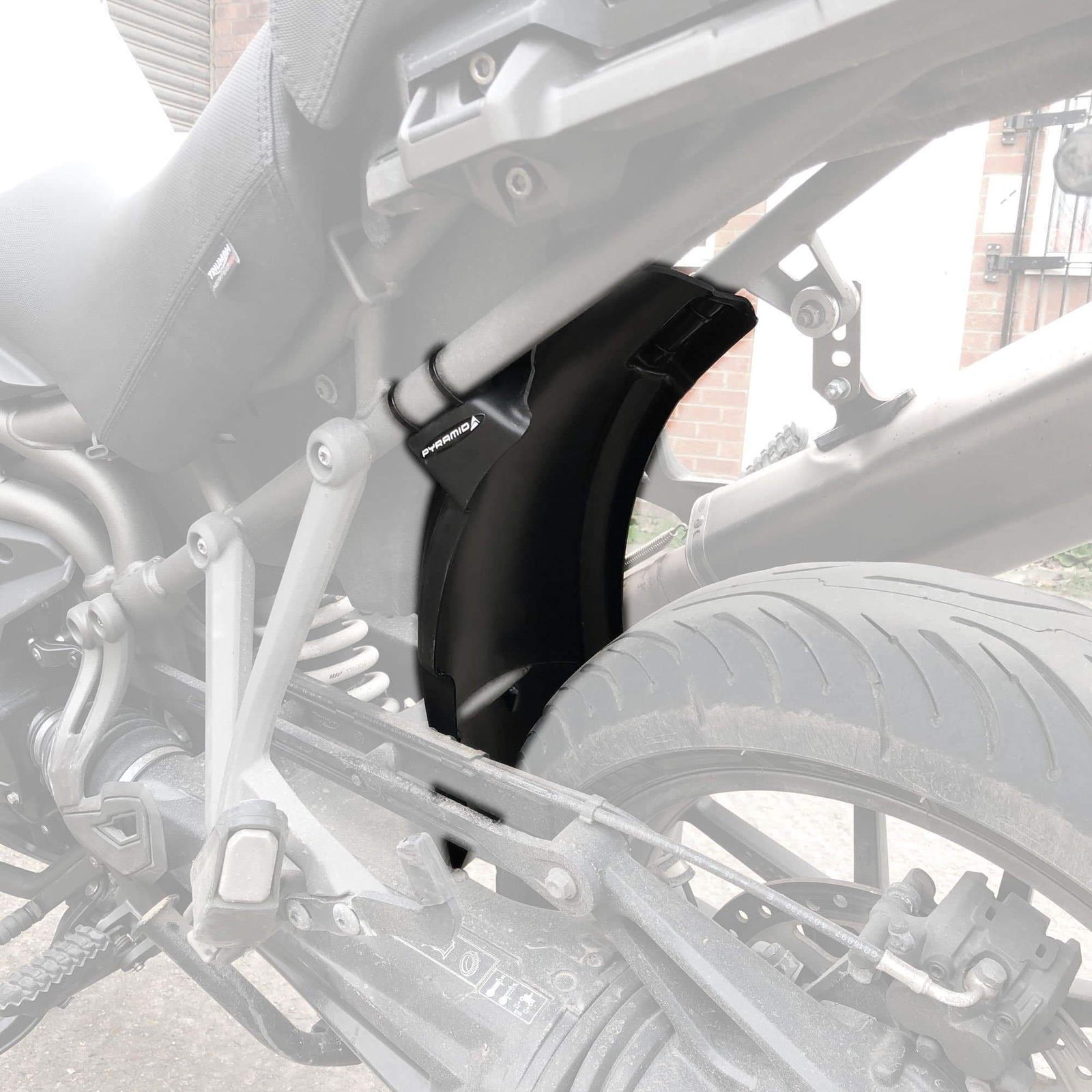 Pyramid TREK Shock Shield Black | Triumph Tiger 1200 XR/XRX/XRT/Low 2016>Current