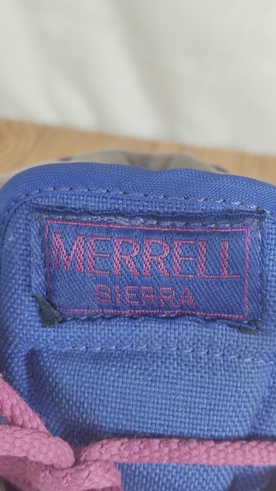 Stivali da trekking vintage Merrell Sierra da donna taglia 10 in pelle ammortizzata ad aria