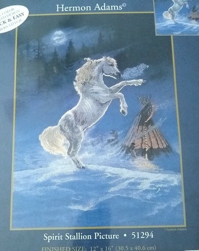 Candamar Designs Spirit Stallion Horse Picture Cross Stitch Hermon Adams 51294 - Afbeelding 2 van 3